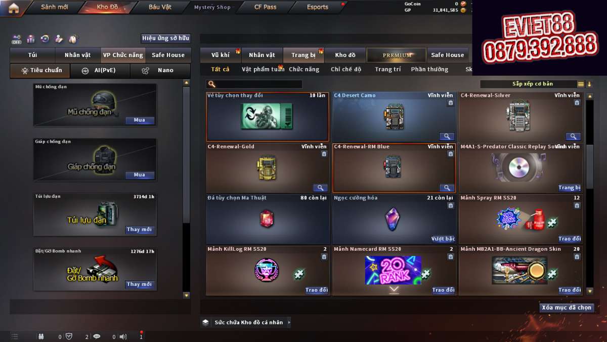 shop acc cf uy tin gia re